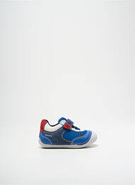 Baskets fermeture scratch bout rond bleu GEOX garcon
