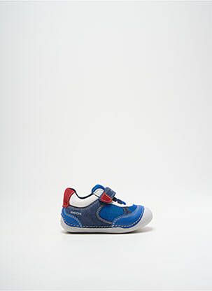 Baskets fermeture scratch bout rond bleu GEOX garcon