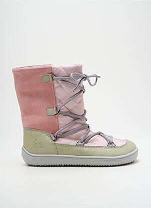 Bottines/boots fourrée bout rond rose BE LENKA fille