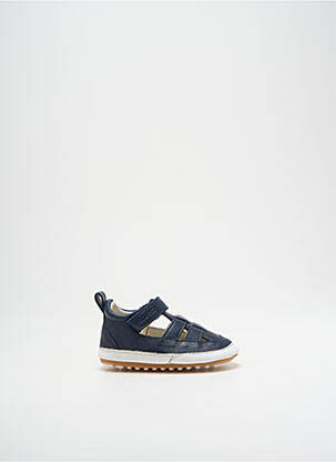 Sandales/nu pieds matière lisse bout rond bleu ROBEEZ garcon