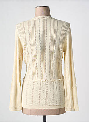 Gilet manches longues stretch beige JENSEN femme