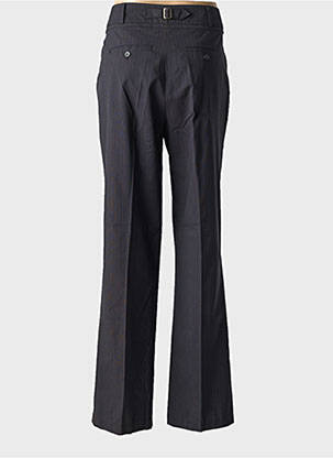 Pantalon droit taille à pinces taille haute gris JENSEN femme