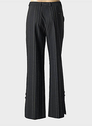 Pantalon flare taille à pinces taille haute noir CERO femme