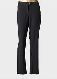 Pantalon droit tissage crêpe taille normale noir JENSEN femme