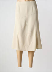 Jupe mi-longue beige GRIFFON pour femme seconde vue
