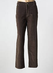 Pantalon droit marron FELINO pour femme seconde vue