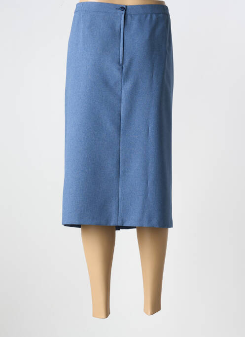 Jupe mi-longue bleu GRIFFON femme