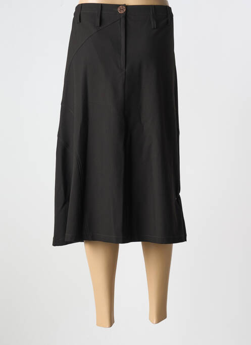 Jupe mi-longue marron GRIFFON femme