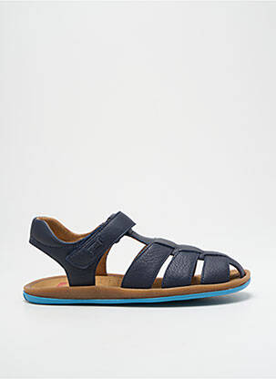 Sandales/nu pieds matière lisse bout rond bleu CAMPER garcon