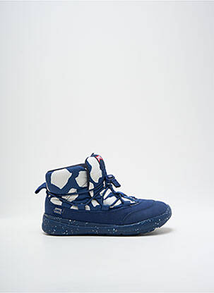 Baskets fermeture elastique bout rond bleu CAMPER garçon