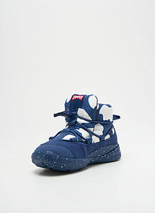 Baskets fermeture elastique bout rond bleu CAMPER garçon