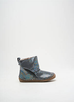 Bottines/boots fourrée bout rond argent FRODDO fille