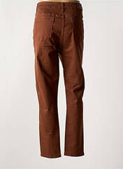 Pantalon droit marron VOGGO pour femme seconde vue