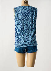 Pyjashort bleu MASSANA pour femme seconde vue