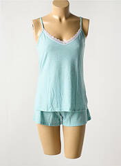 Pyjashort bleu MASSANA pour femme seconde vue