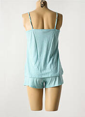 Pyjashort bleu MASSANA pour femme seconde vue