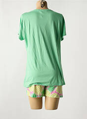 Pyjashort vert MASSANA pour femme seconde vue