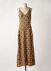 Robe longue orange KALI YOG pour femme seconde vue