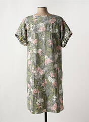 Robe mi-longue vert ORIENTIQUE NATURALLY pour femme seconde vue