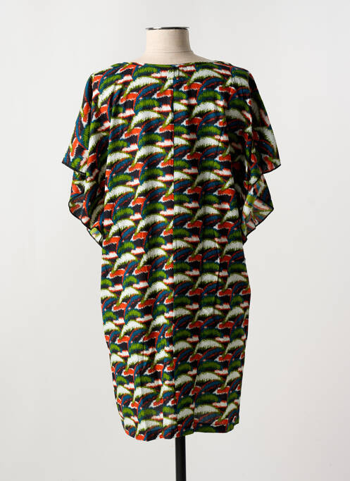 Robe courte vert KALI YOG pour femme