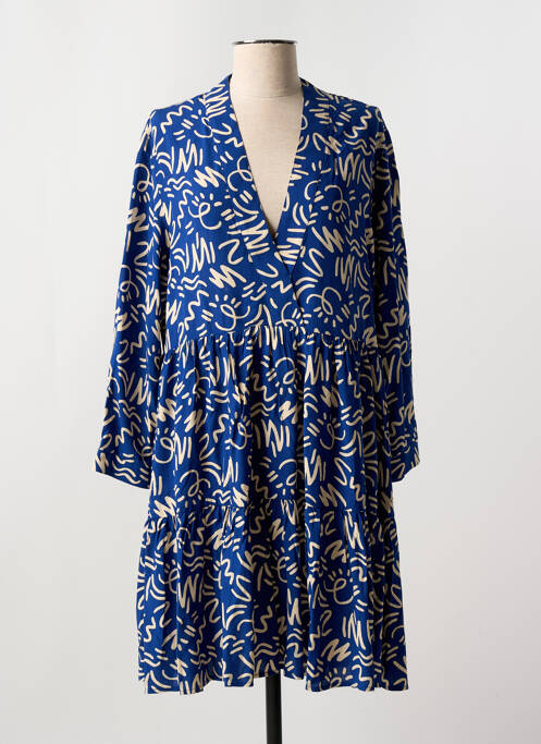 Robe mi-longue bleu GOA pour femme