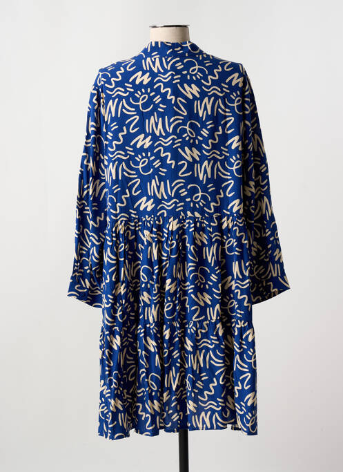 Robe mi-longue bleu GOA pour femme