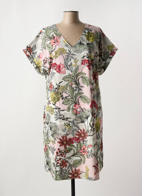 Robe mi-longue vert ORIENTIQUE NATURALLY pour femme