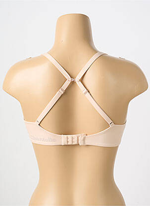 Soutien-gorge effet matière satinée haut soutien-gorge emboitant chair CHANTELLE femme