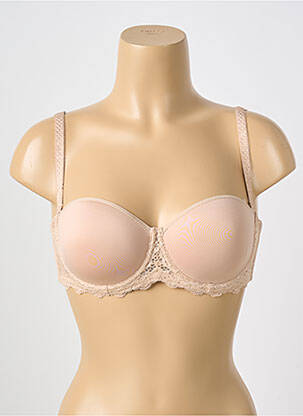 Soutien-gorge effet matière satinée haut soutien-gorge balconnet chair SIMONE PERELE femme