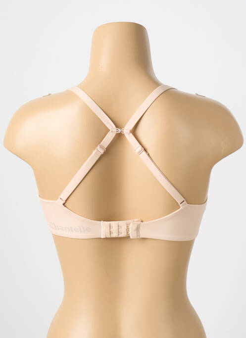 Soutien-gorge effet matière satinée haut soutien-gorge moulé chair CHANTELLE femme