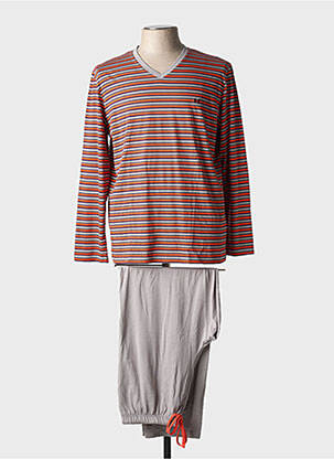 Pyjama col v orange HOM homme