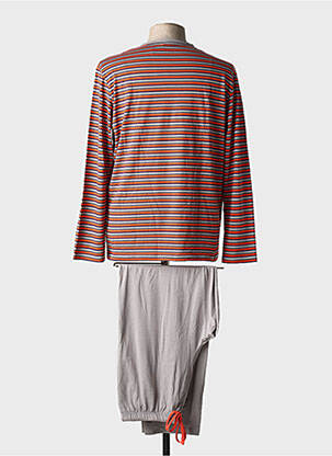 Pyjama col v orange HOM homme