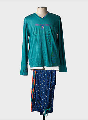 Pyjama sérigraphie vert ARTHUR homme