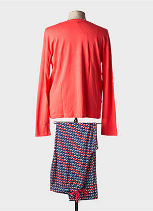 Pyjama col v rouge ARTHUR homme