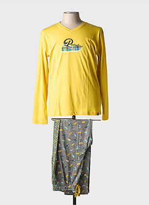 Pyjama col v gris ARTHUR homme