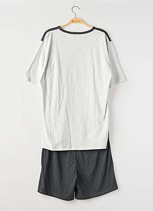 Pyjama bas short gris MASSANA homme