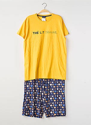 Pyjama bas short bleu ARTHUR homme