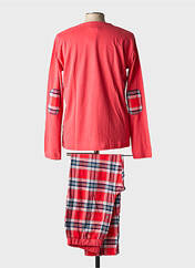 Pyjama rouge ARTHUR pour homme seconde vue