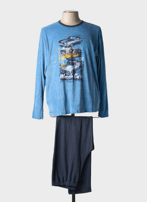 Pyjama bleu MASSANA pour homme