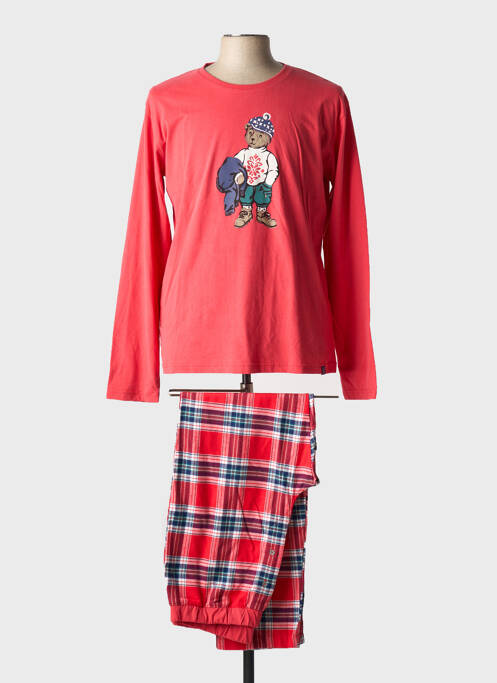 Pyjama rouge ARTHUR pour homme