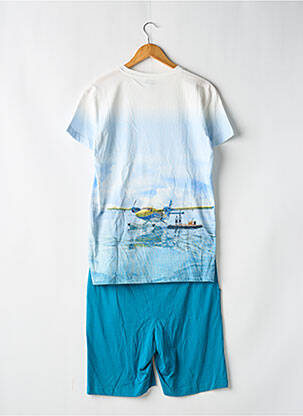 Pyjama bas short bleu ARTHUR homme