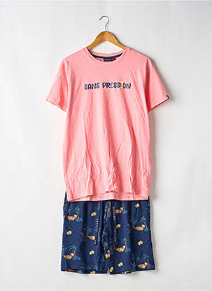 Pyjama col rond rose ARTHUR homme