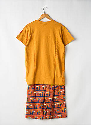 Pyjama bas short jaune ARTHUR homme