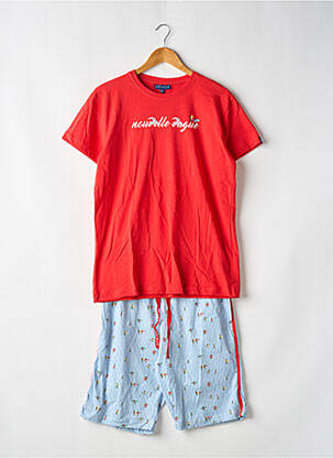 Pyjama bas short rouge ARTHUR homme