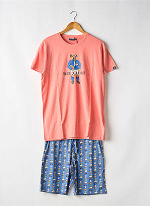 Pyjama bas short orange ARTHUR homme