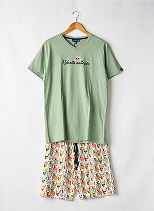 Pyjama sérigraphie vert ARTHUR homme