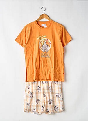 Pyjama tissage jersey jaune COUP DE COEUR femme
