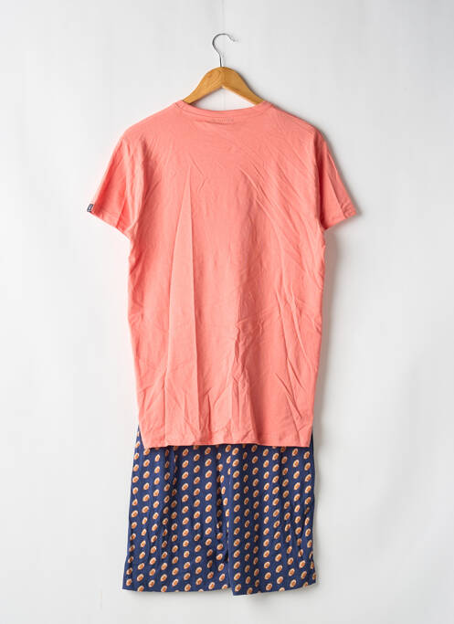 Pyjama col rond orange ARTHUR homme