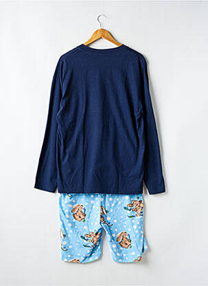 Pyjashort col v bleu ARTHUR homme