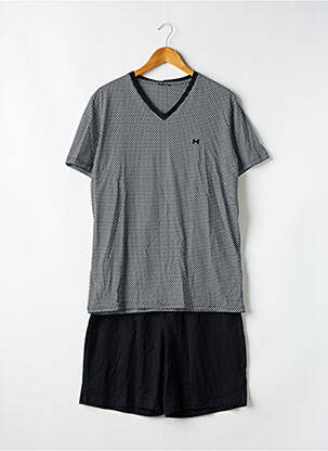 Pyjashort imprimé fantaisie gris HOM homme